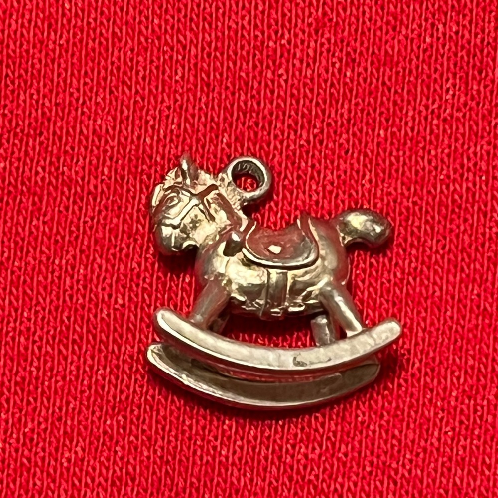 Silver Rocking Horse Brooch - Picture 14 of 16